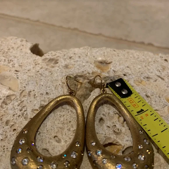 Rivka Friedman Gold Clad Crystal Earrings - Picture 6 of 11